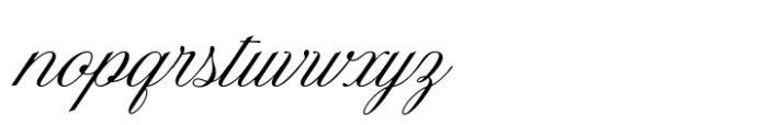 Aspire Pasque Script Font LOWERCASE