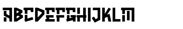 Asrog Genos Font UPPERCASE