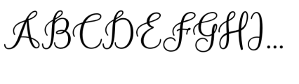 Assakita Font UPPERCASE