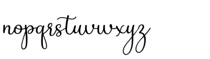 Assakita Font LOWERCASE