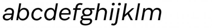 Associate Sans Light Italic Font LOWERCASE