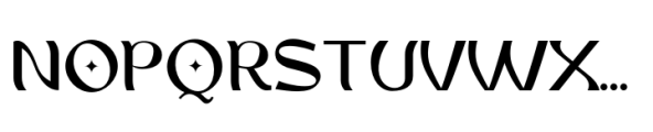 Astarie Medium Font UPPERCASE
