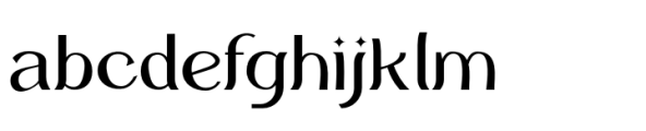 Astarie Medium Font LOWERCASE