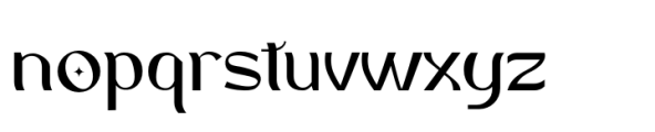 Astarie Medium Font LOWERCASE