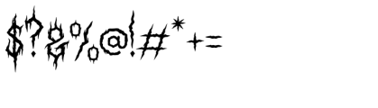 Astaroth Textura Regular Font OTHER CHARS