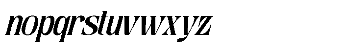 Astella Luxury Italic Font LOWERCASE
