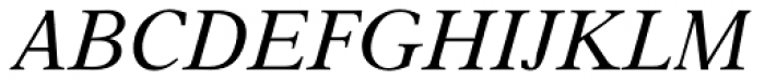 Aster EF Italic Font UPPERCASE