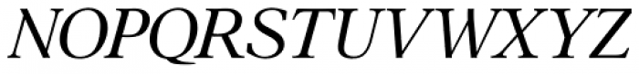 Aster SH Italic Font UPPERCASE