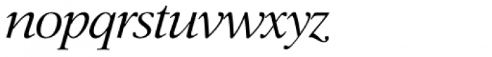 Aster SH Italic Font LOWERCASE