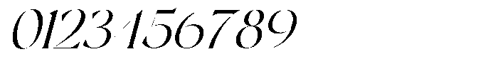 Asteral Classic Asteral Italic Regular Font OTHER CHARS