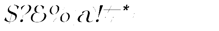Asteral Classic Asteral Italic Regular Font OTHER CHARS