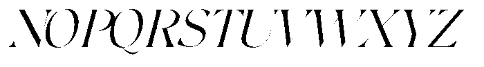 Asteral Classic Asteral Italic Regular Font UPPERCASE