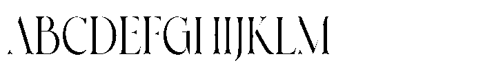 Asteral Classic Asteral Scale Regular Font UPPERCASE