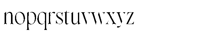Asteral Classic Asteral Scale Regular Font LOWERCASE