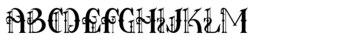 Asteric Vintage Regular Font UPPERCASE