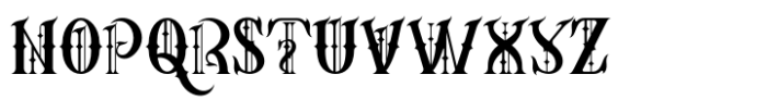 Asteric Vintage Regular Font UPPERCASE