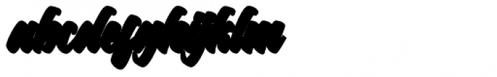 Asterik Outline Font LOWERCASE