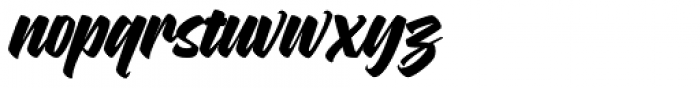Asterik Regular Font LOWERCASE