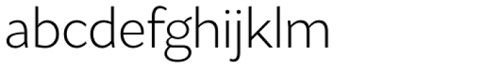 Asterisk Sans Pro Light Font LOWERCASE