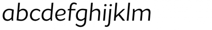 Asterisk Sans Pro Regular Italic Font LOWERCASE