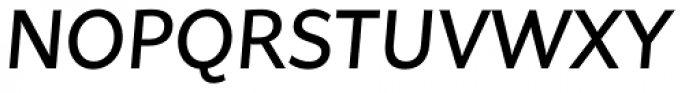 Asterisk Sans Pro Semi Bold Italic Font UPPERCASE