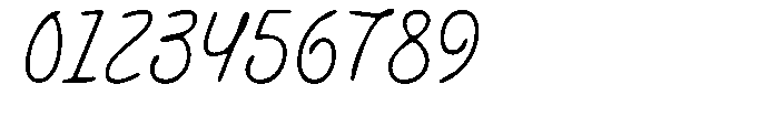 Asteza Blur Regular Font OTHER CHARS