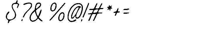 Asteza Blur Regular Font OTHER CHARS