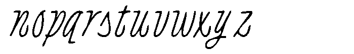 Asteza Blur Regular Font LOWERCASE