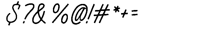 Asteza Bold Font OTHER CHARS