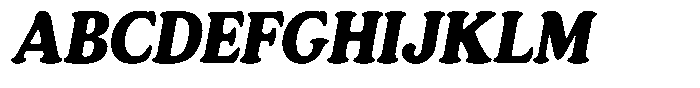 Astheric Black Condensed Italic Font UPPERCASE