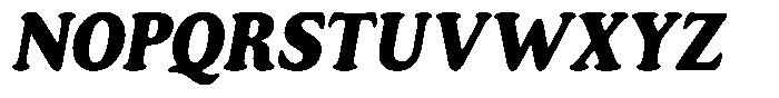 Astheric Black Condensed Italic Font UPPERCASE