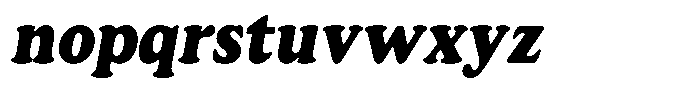 Astheric Black Condensed Italic Font LOWERCASE