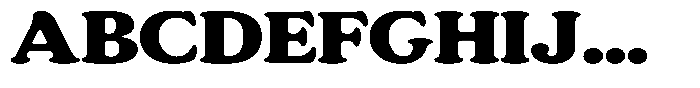 Astheric Black Expanded Font UPPERCASE