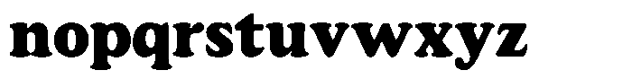 Astheric Black Semi Condensed Font LOWERCASE