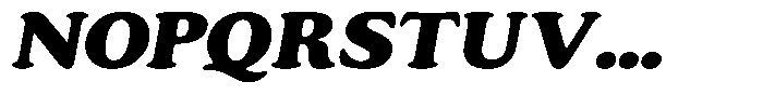 Astheric Black Semi Expanded Italic Font UPPERCASE
