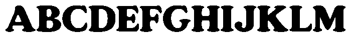 Astheric Black Font UPPERCASE