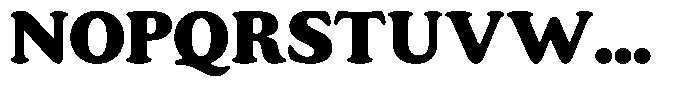 Astheric Black Font UPPERCASE