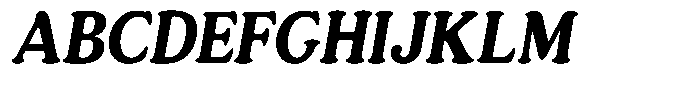 Astheric Bold Condensed Italic Font UPPERCASE
