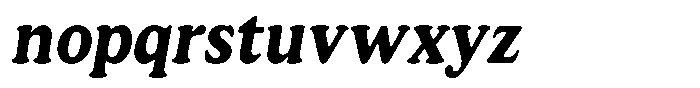Astheric Bold Condensed Italic Font LOWERCASE