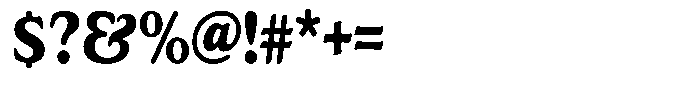 Astheric Bold Condensed Font OTHER CHARS