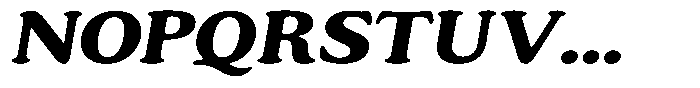Astheric Bold Expanded Italic Font UPPERCASE