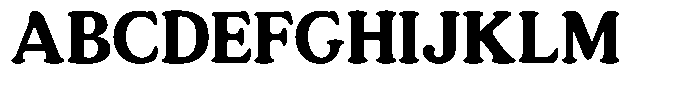 Astheric Bold Semi Condensed Font UPPERCASE