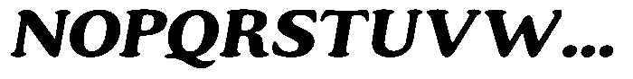 Astheric Bold Semi Expanded Italic Font UPPERCASE