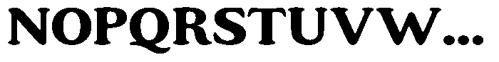 Astheric Bold Semi Expanded Font UPPERCASE