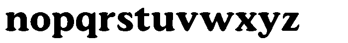 Astheric Bold Font LOWERCASE