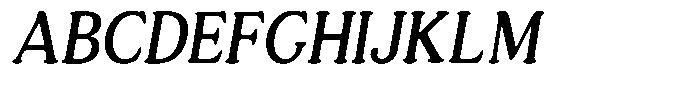 Astheric Condensed Italic Font UPPERCASE