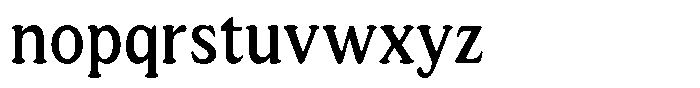 Astheric Condensed Font LOWERCASE