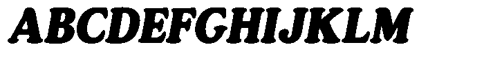 Astheric Contrast Black Condensed Italic Font UPPERCASE