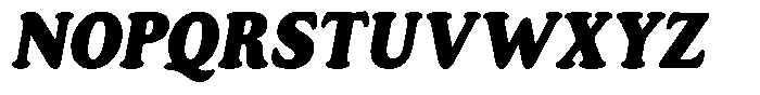Astheric Contrast Black Condensed Italic Font UPPERCASE