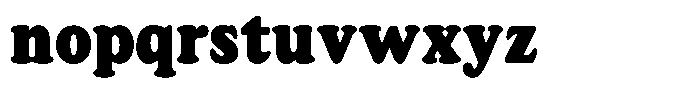 Astheric Contrast Black Condensed Font LOWERCASE